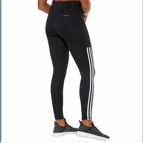 Adidas Ladies’7/8 3-Stripe Tight - Picture 3 of 13